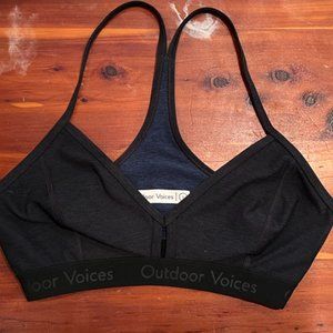 Outdoor Voices SteepleChase Bra, Size SMALL
